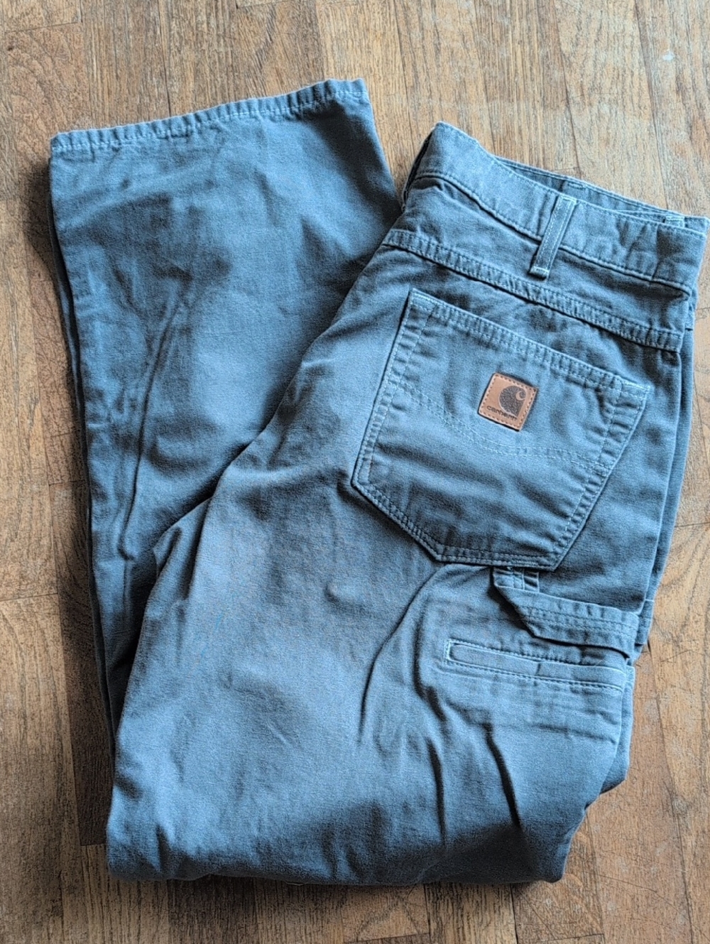 Carhartt Men's Duck Canvas Carpenter Pants - Slate/Blue